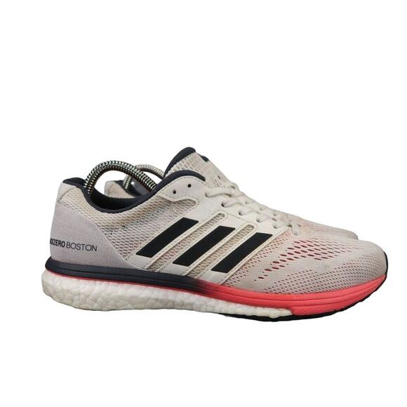 Adidas Shoes Mens 7 Athletic Trainer Adizero Boston Running Sport Active Comfort - Picture 2 of 13